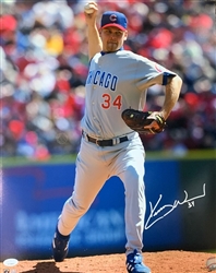 KERRY WOOD SIGNED 16X20 CUBS PHOTO #3 - JSA