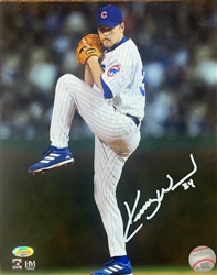 KERRY WOOD SIGNED 8X10 CUBS PHOTO #4