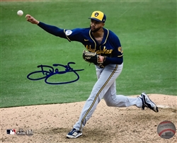 DEVIN WILLIAMS SIGNED 8X10 BREWERS PHOTO #7