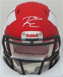 RUSSELL WILSON SIGNED RIDDELL WI BADGERS AMP SPEED MINI HELMET - BCA