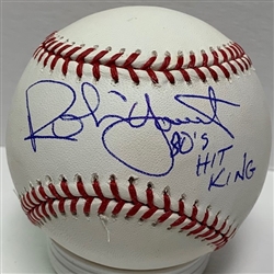 ROBIN YOUNT SIGNED OFFICIAL MLB BASEBALL W/ '80's HITS KING - JSA