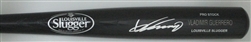 VLADIMIR GUERRERO SIGNED LOUISVILLE SLUGGER NAME ENGRAVED BLACK BAT - EXPOS - BCA