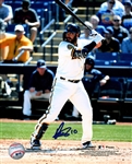 OMAR NARVAEZ SIGNED 8X10 BREWERS PHOTO #2