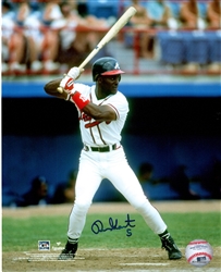 RON GANT SIGNED 8X10 ATL BRAVES PHOTO #1