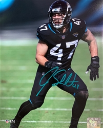 JOE SCHOBERT SIGNED JAGUARS 8X10 PHOTO #2