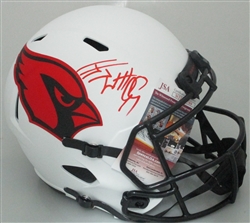 JJ WATT SIGNED FULL SIZE CARDINALS LUNAR REPLICA SPEED HELMET - JSA