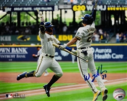 WILLY ADAMES SIGNED BREWERS 8X10 PHOTO #9