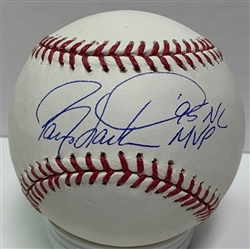 BARRY LARKIN SIGNED OFFICIAL MLB BASEBALL W/ '95 NL MVP - REDS - JSA