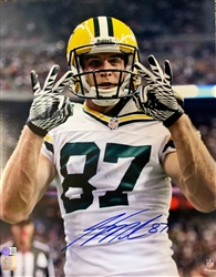 JORDY NELSON SIGNED 16X20 PACKERS PHOTO #17 - BCA