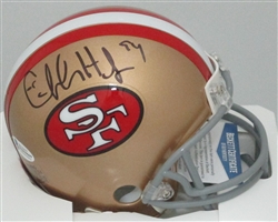 CHARLES HALEY SIGNED SF 49ERS MINI HELMET - BCA