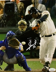 EDGAR RENTERIA SIGNED SF GIANTS 8X10 PHOTO #1 - JSA