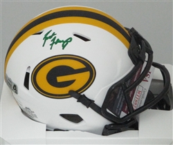 BRETT FAVRE SIGNED RIDDELL PACKERS LUNAR MINI HELMET - JSA