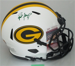 BRETT FAVRE SIGNED FULL SIZE PACKERS LUNAR AUTHENTIC SPEED HELMET - JSA