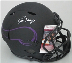 BRETT FAVRE SIGNED FULL SIZE VIKINGS ECLIPSE REPLICA SPEED HELMET - JSA