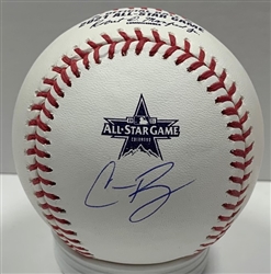 CORBIN BURNES SIGNED OFFICIAL MLB 2021 ALL STAR LOGO BASEBALL - JSA