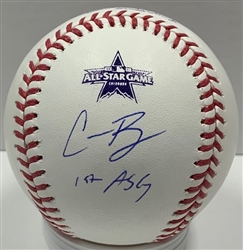 CORBIN BURNES SIGNED OFFICIAL MLB 2021 ALL STAR LOGO BASEBALL W/ 1ST ASG - JSA