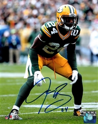 JARRETT BUSH SIGNED PACKERS 8X10 PHOTO #1