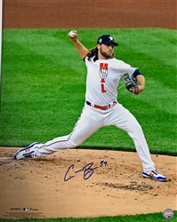 CORBIN BURNES SIGNED BREWERS 16X20 PHOTO #14 - JSA