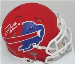 JOSH ALLEN SIGNED BUFFALO BILLS AMP SPEED MINI HELMET - BCA