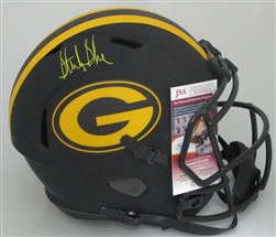 STERLING SHARPE SIGNED FULL SIZE REPLICA ECLIPSE PACKERS SPEED HELMET - JSA