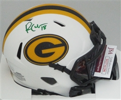 RANDALL COBB SIGNED PACKERS LUNAR SPEED MINI HELMET - JSA