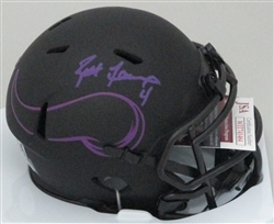 BRETT FAVRE SIGNED VIKINGS ECLIPSE SPEED MINI HELMET - JSA