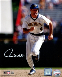 PAUL MOLITOR SIGNED 8X10 BREWERS PHOTO #11