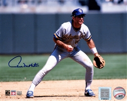 PAUL MOLITOR SIGNED 8X10 BREWERS PHOTO #12