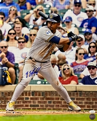 EDUARDO ESCOBAR SIGNED BREWERS 16X20 PHOTO #1 - JSA