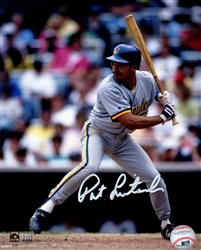 PAT LISTACH SIGNED BREWERS 8X10 PHOTO #1
