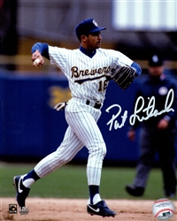 PAT LISTACH SIGNED BREWERS 8X10 PHOTO #2