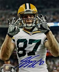 JORDY NELSON SIGNED 8X10 PACKERS PHOTO #17