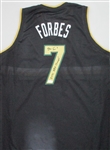 BRYN FORBES SIGNED CUSTOM REPLICA BUCKS BLACK JERSEY W/ NBA CHAMPS - JSA