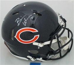 BRIAN URLACHER SIGNED FULL SIZE AUTHENTIC BEARS SPEED HELMET - JSA