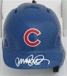 RYNE SANDBERG SIGNED CUBS MINI HELMET - JSA