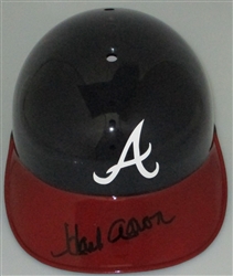 HENRY HANK AARON SIGNED FULL SIZE ATLANTA BRAVES HELMET - JSA