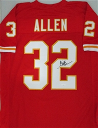 MARCUS ALLEN SIGNED CUSTOM RED CHIEFS JERSEY - JSA