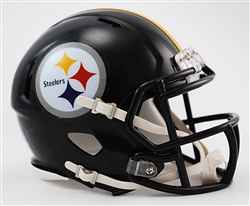 PITTSBURGH STEELERS UNSIGNED RIDDELL SPEED MINI HELMET