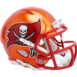 TAMPA BAY BUCCANEERS UNSIGNED RIDDELL FLASH SPEED MINI HELMET