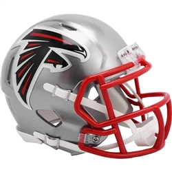 ATLANTA FALCONS UNSIGNED RIDDELL FLASH SPEED MINI HELMET