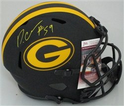 DEVONDRE CAMPBELL SIGNED FULL SIZE PACKERS ECLIPSE REPLICA SPEED HELMET - JSA