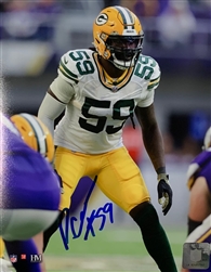 DEVONDRE CAMPBELL SIGNED 8X10 PACKERS PHOTO #2