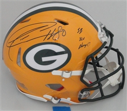 DONALD DRIVER SIGNED FULL SIZE PACKERS AUTHENTIC SPEED HELMET W/ SB XLV - JSA