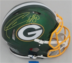 DONALD DRIVER SIGNED FULL SIZE PACKERS FLASH AUTHENTIC SPEED HELMET - JSA