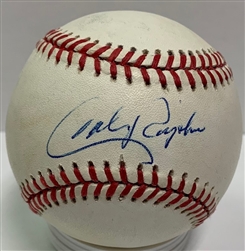 CAL RIPKEN SR. SIGNED OFFICIAL AL BASEBALL - ORIOLES - JSA