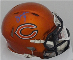 JIM McMAHON SIGNED BEARS FLASH SPEED MINI HELMET - JSA