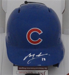 BEN ZOBRIST SIGNED CUBS RAWLINGS MINI HELMET - JSA