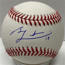 BEN ZOBRIST SIGNED OFFICIAL MLB BASEBALL - CUBS - ROYALS - JSA