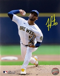 FREDDY PERALTA SIGNED BREWERS 8X10 PHOTO #6