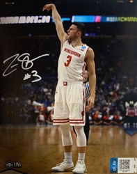 ZAK SHOWALTER SIGNED 8X10 WI BADGERS PHOTO #2